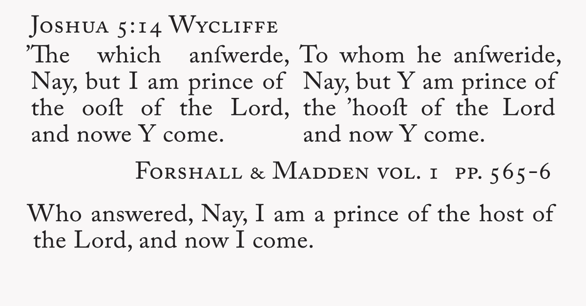 Paine & Wycliffe: Joshua&nbsp;5.14