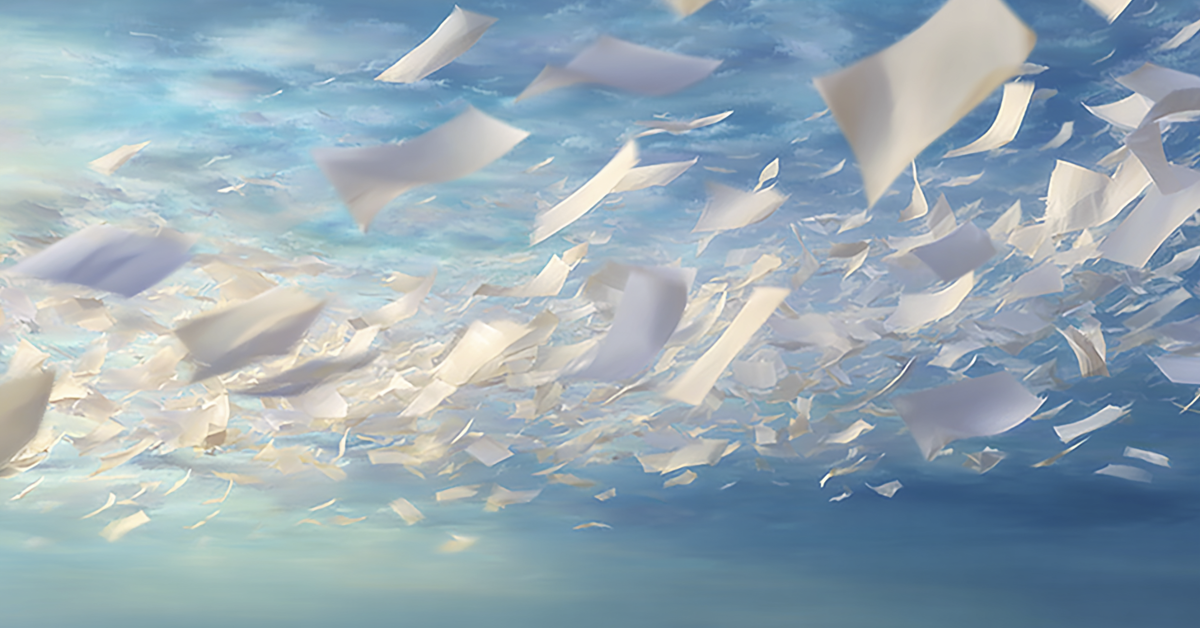 Many sheets of paper that can be written up.